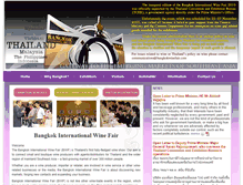 Tablet Screenshot of bangkokwinefair.com